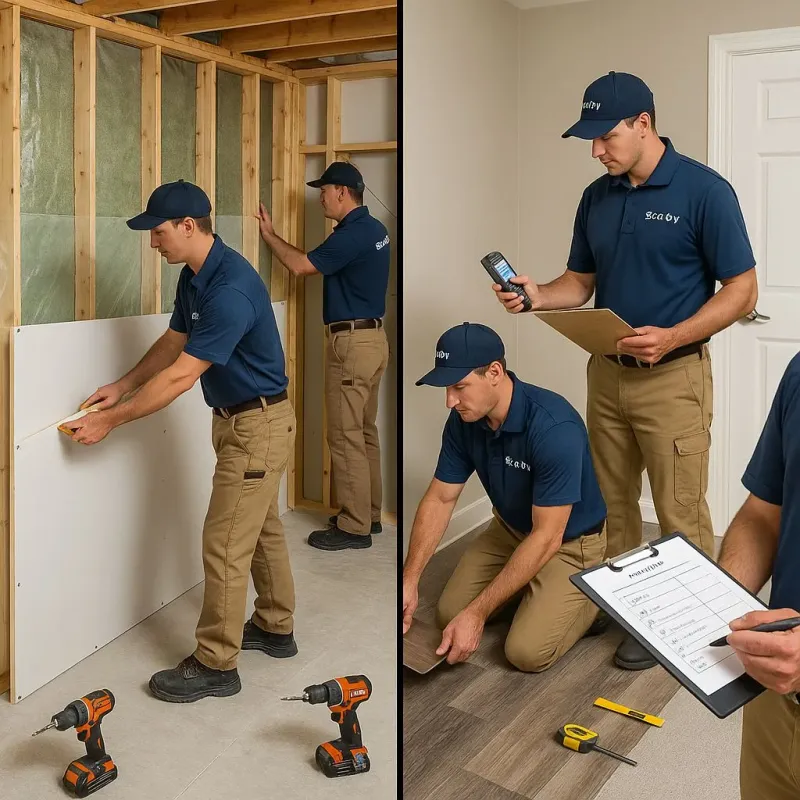 Repairs and Reconstruction process in Westbrook Center, CT
